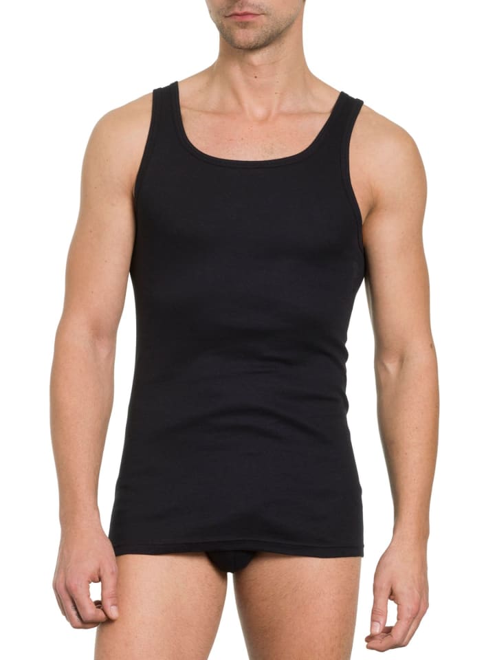 Haasis Bodywear 5er-Set: Unterhemd in schwarz günstig kaufen