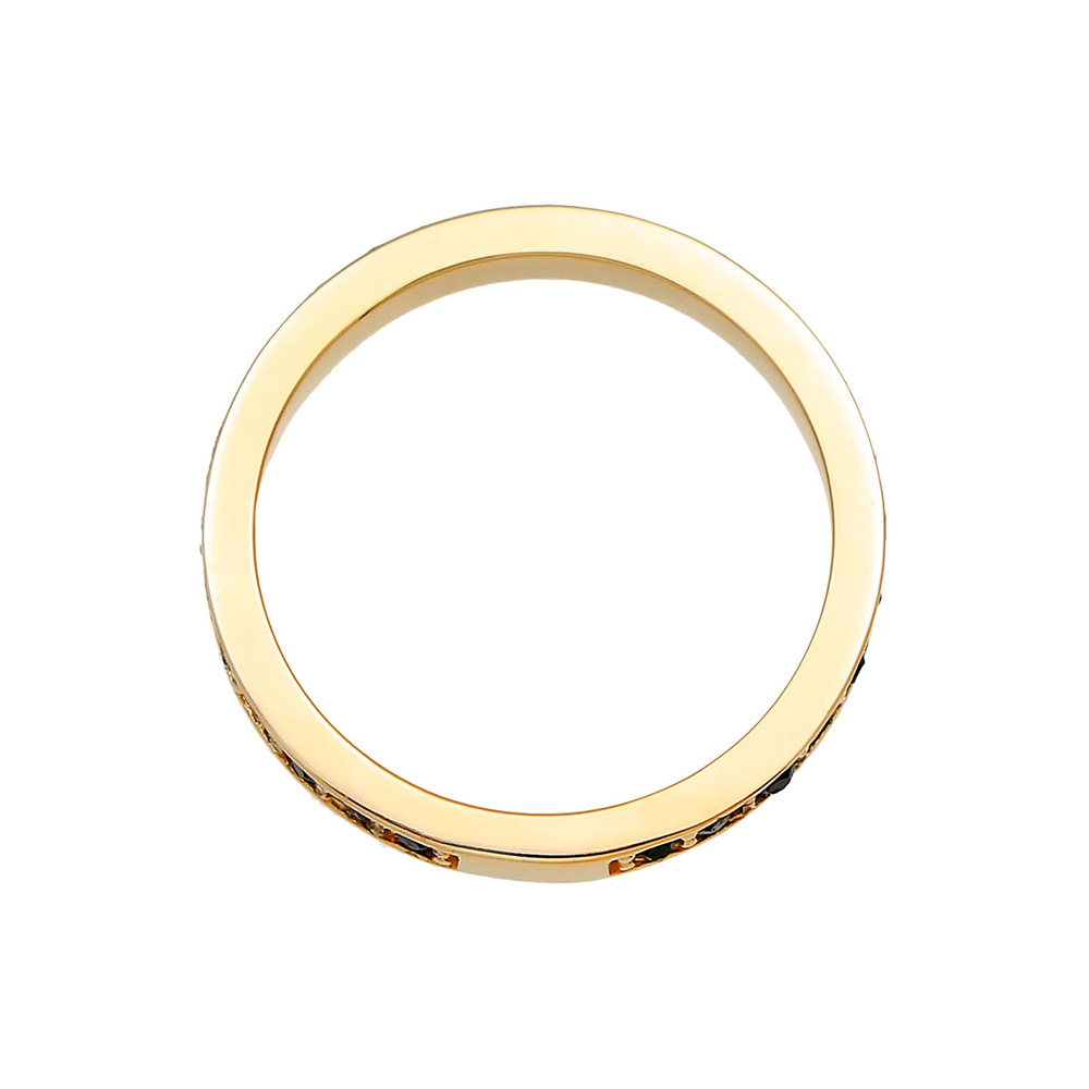 Elli Elli Bague Femmes bande Memoire avec cristaux en argent sterling 925 Bague