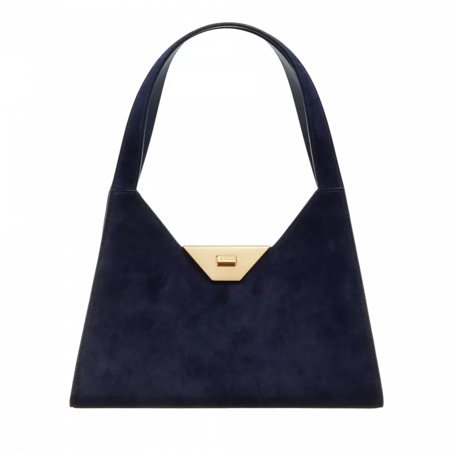 Bally - Bally Shoulder Bags Leder Dark Blue - blau