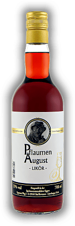 Pflaumen August Likör Pflaumen August Likör  0,7	 Liter - Vol 25%