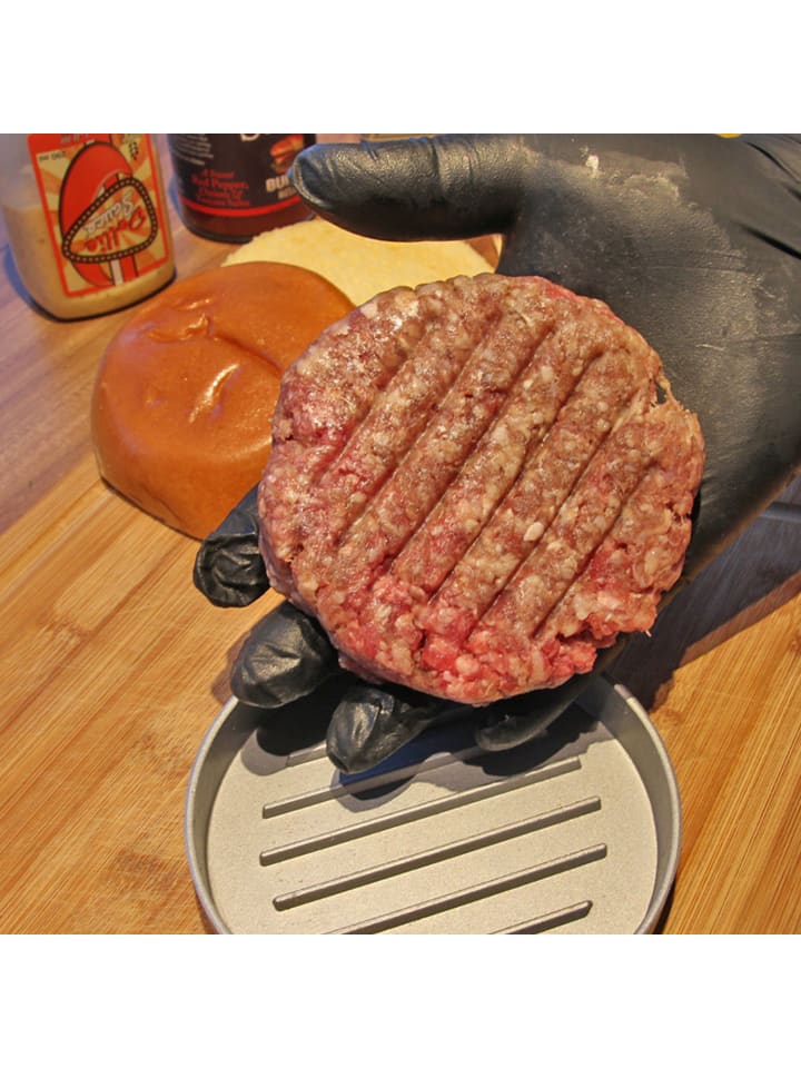 GAUMENKICK Burgerpresse in silber günstig kaufen onesize