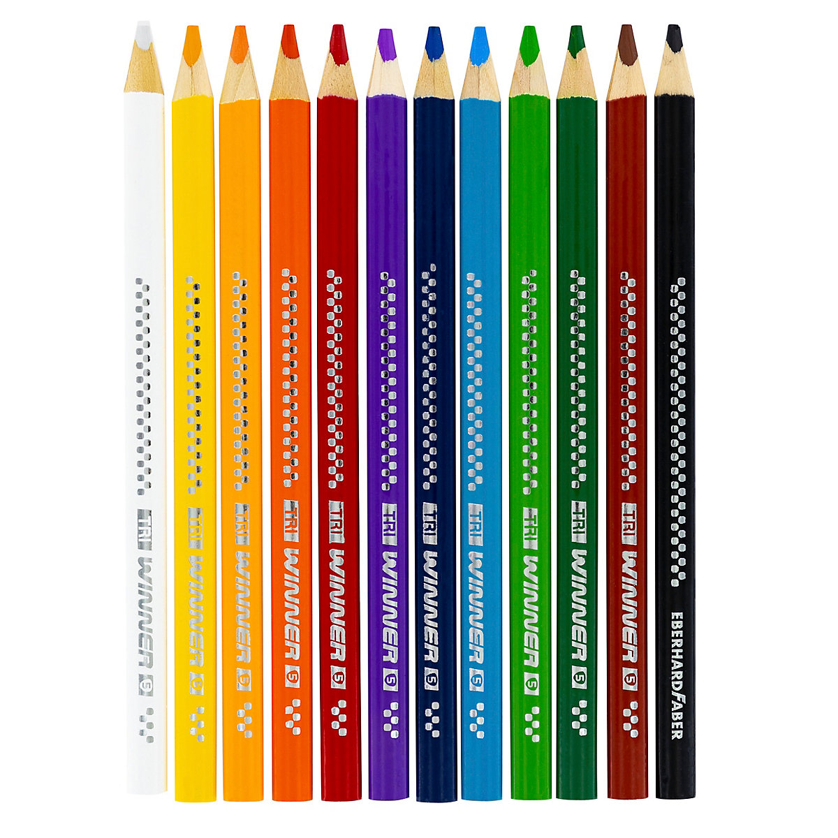 Buntstifte TRI Winner, 12 Farben