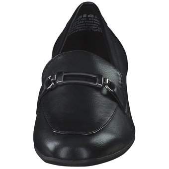 Marco Tozzi Slipper in schwarz
