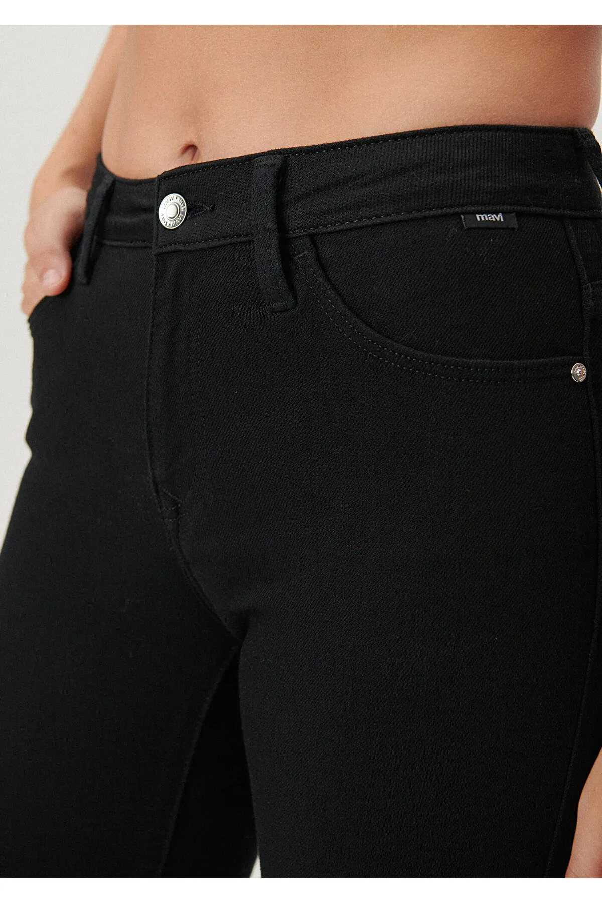 Mavi  Tess M Girly Jet Black Jeanshose 100328-35252