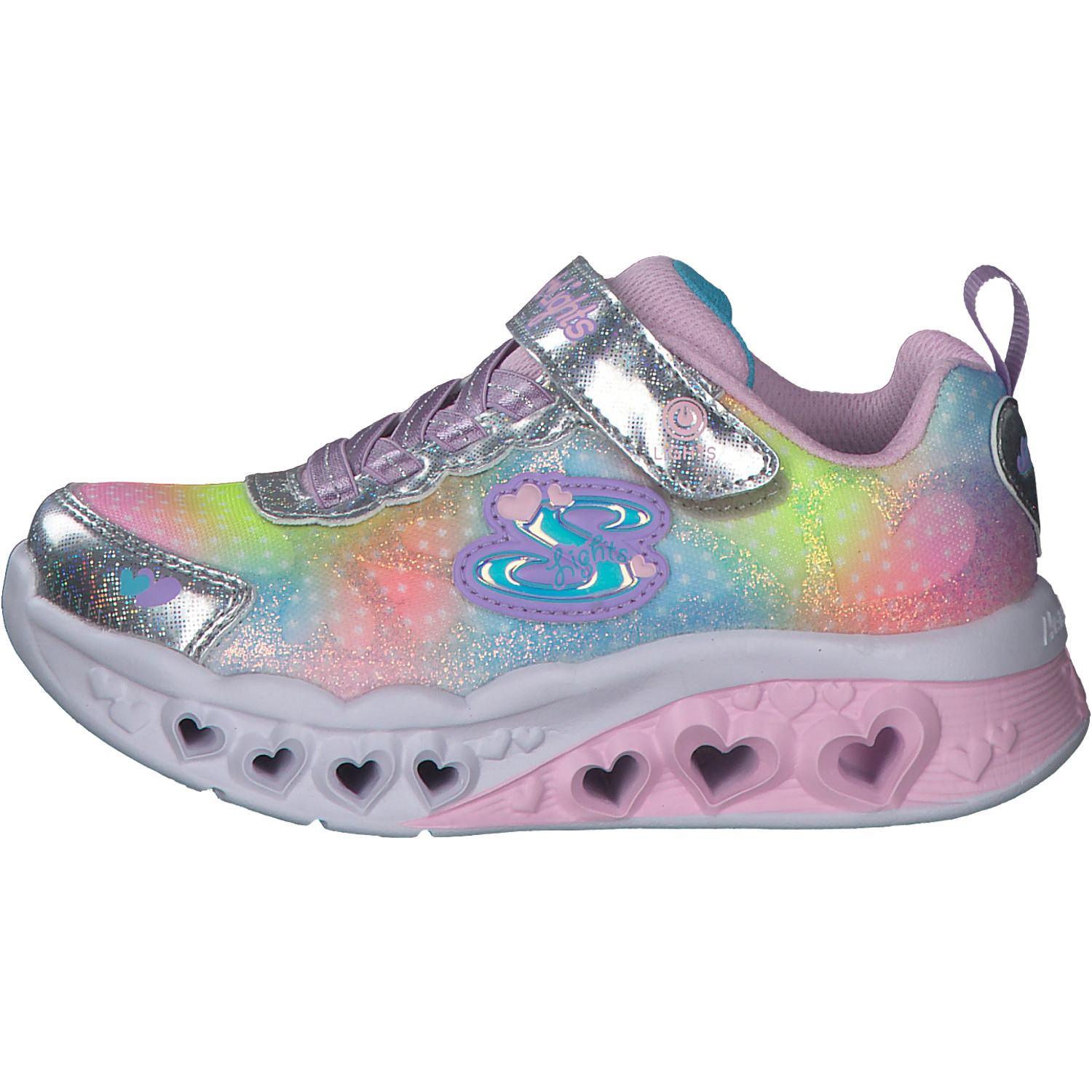 Skechers 302315L, Sneakers Low, Kinder, silver Mesh/multi