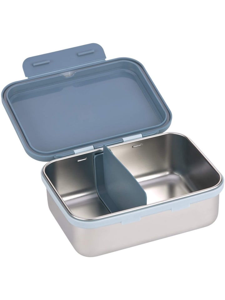 Lässig Kinder Brotdose Edelstahl - Lunchbox, Adventure Traktor in blau günstig kaufen onesize