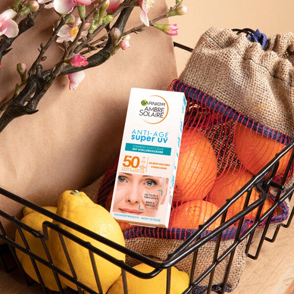 Garnier Ambre Solaire Anti-Age Super UV Sonnenschutz-Creme LSF 50 Sonnencreme