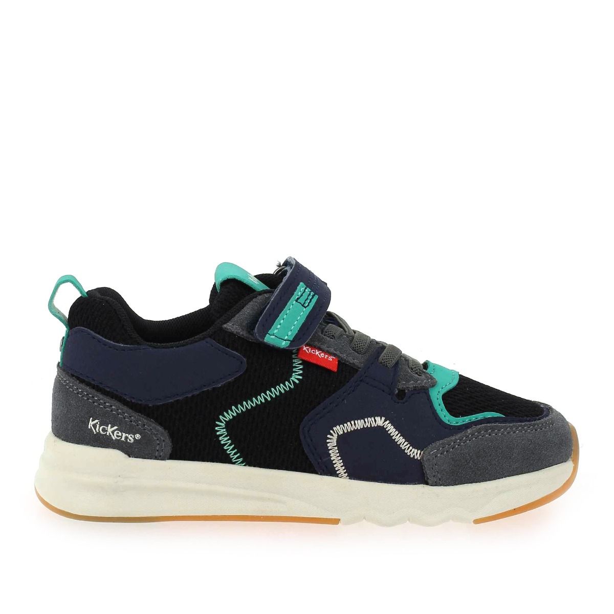 Kickers  KNAKK H20 - Noir vert