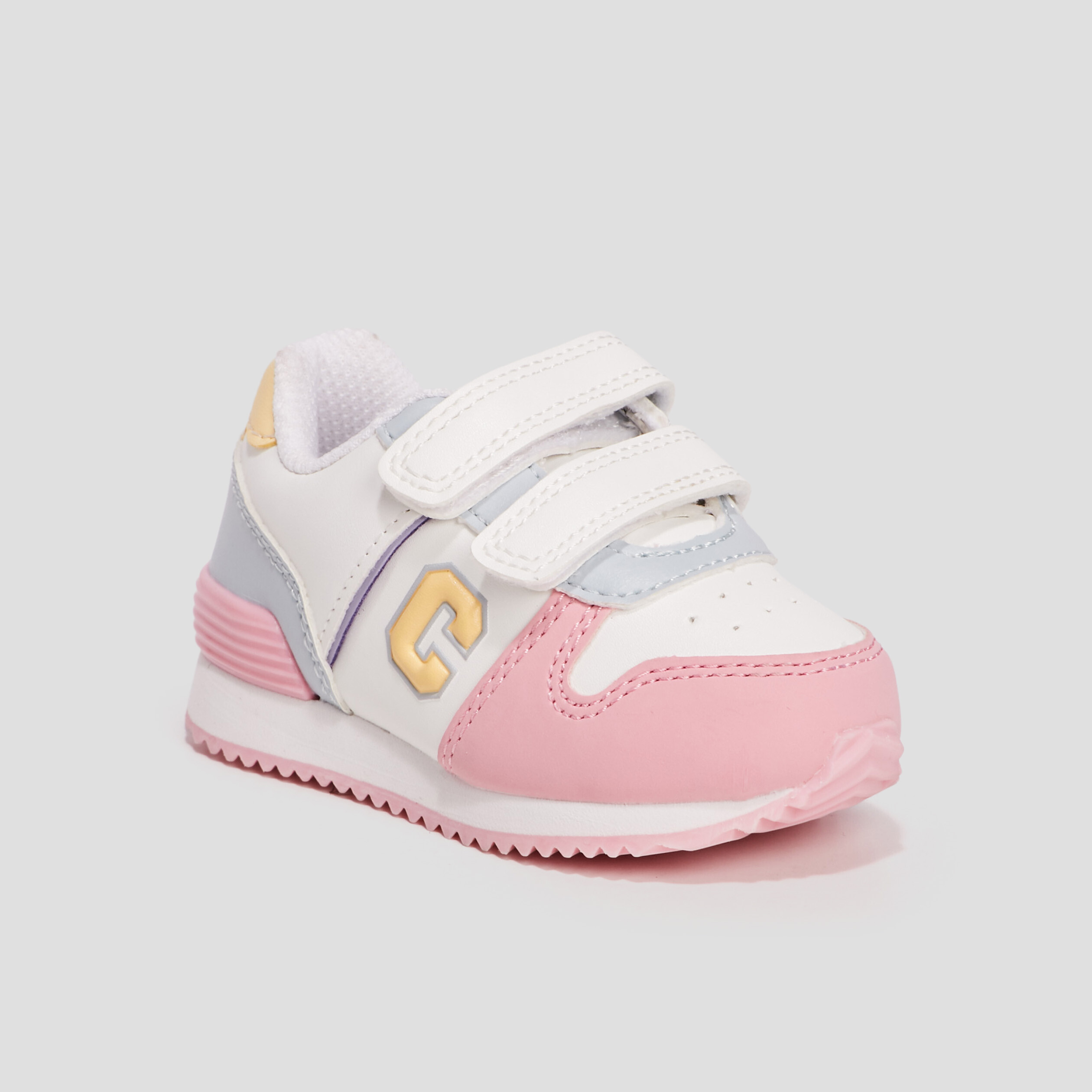 Retrorunnings à scratchs multicolore bébé fille | La Halle