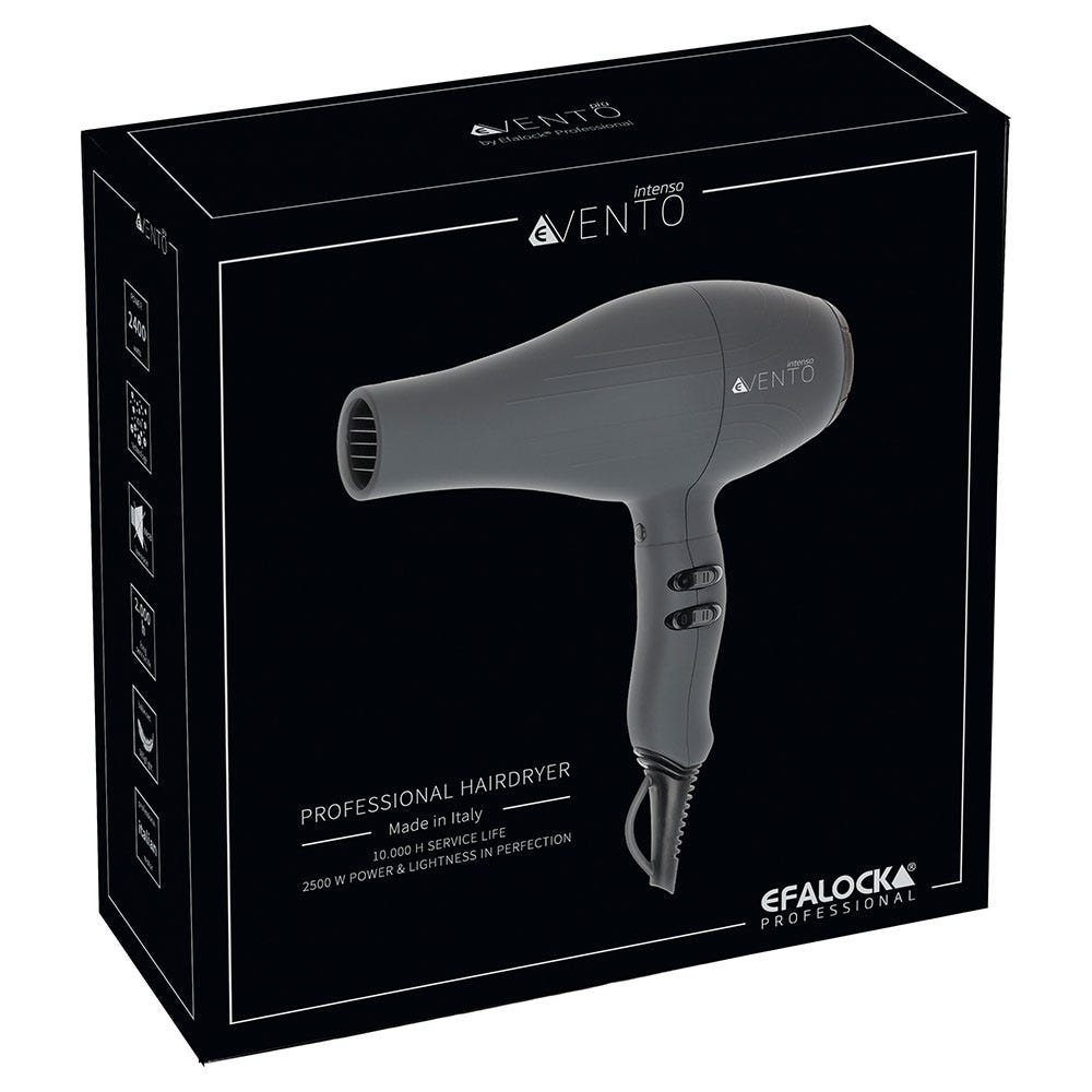 Efalock Haartrockner eVento intenso anthrazit