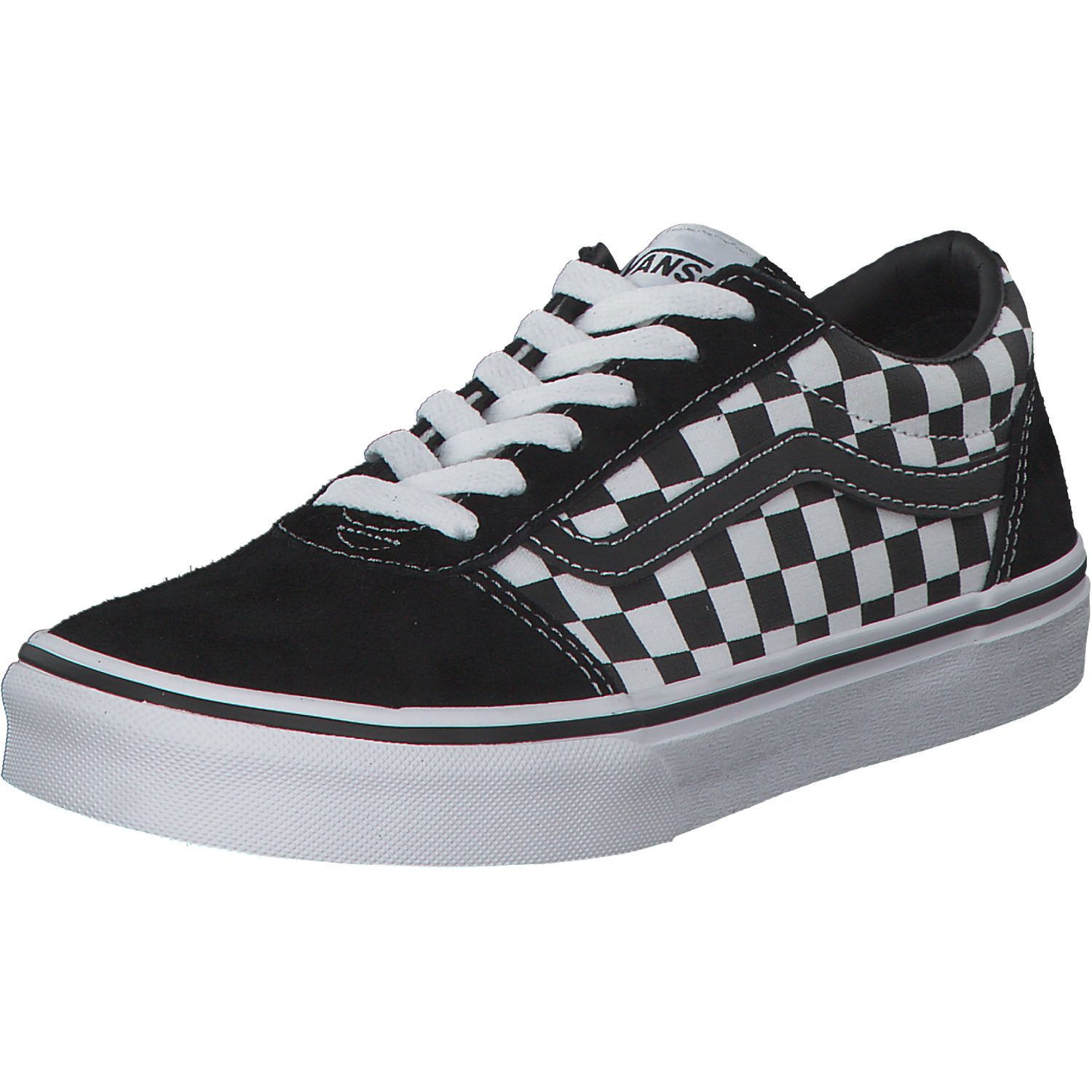 Vans Ward VN0A38J9, Sneakers Low, Kinder, Schwarz (Black/True White)