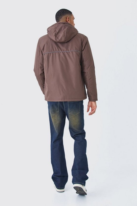 Tall lockere Ripstop-Jacke mit reflektierendem Detail