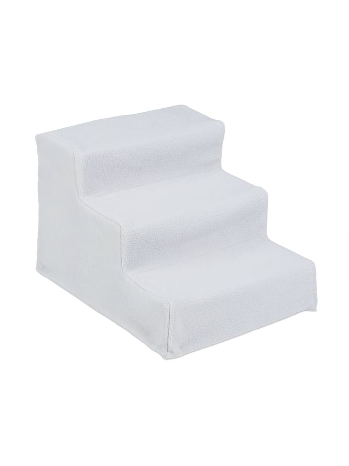 relaxdays Hundetreppe in Weiß - (B)35x (H)30 x (T)45 cm günstig kaufen onesize