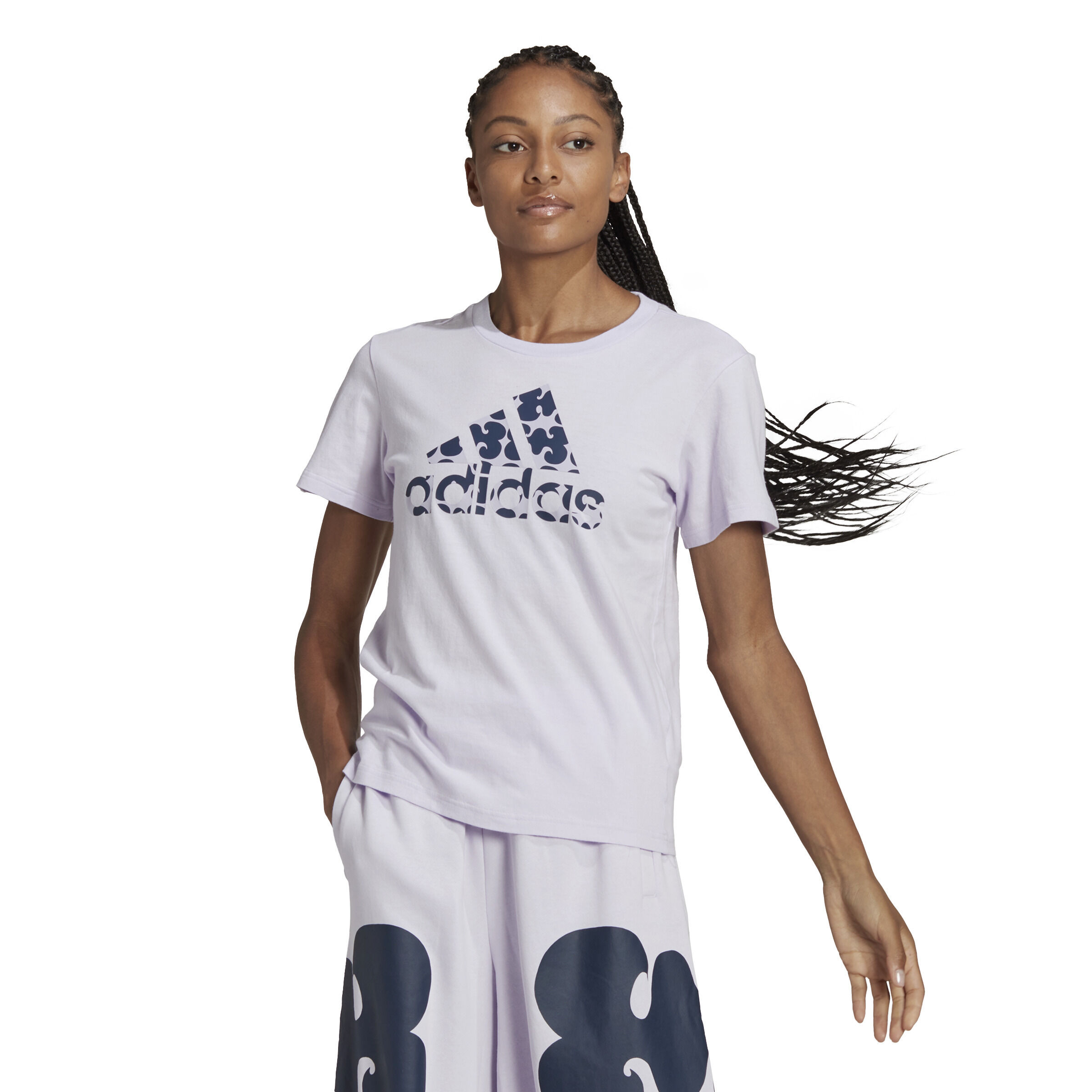 Marimekko Graphic T-Shirt Damen - Flieder, Lila