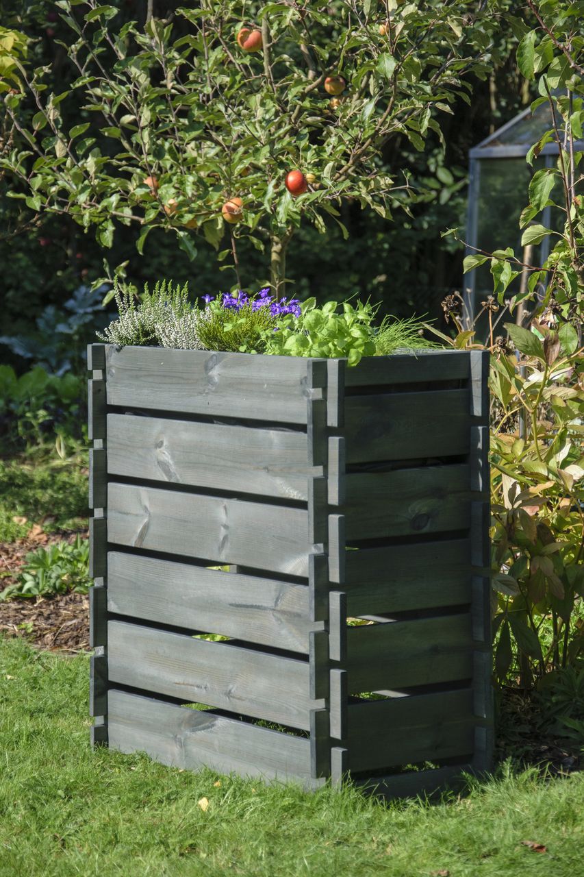 dobar Hochbeet mit Stecksystem, Anthrazit