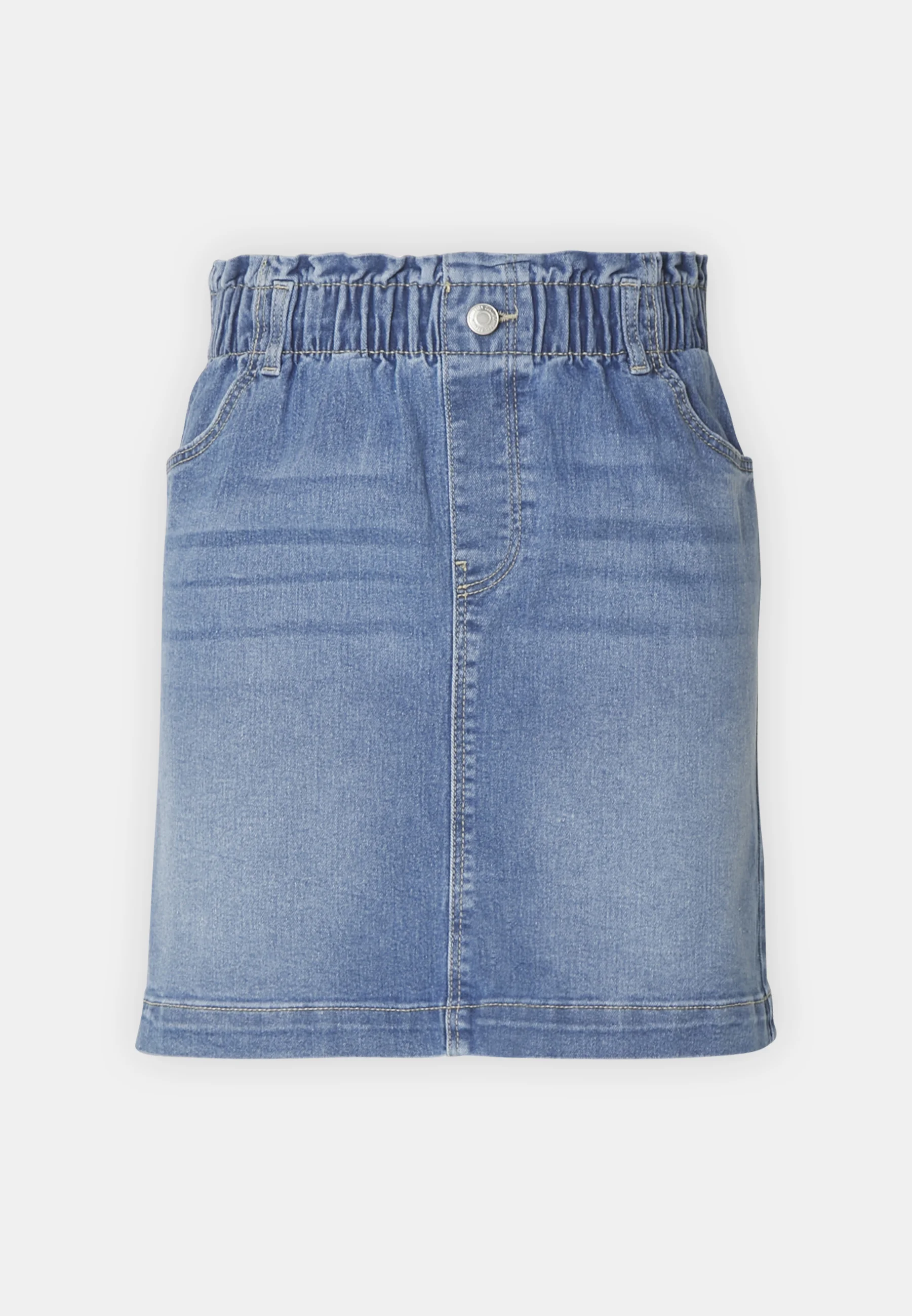 Vero Moda VMALMA PAPERBAG SKIRT - Falda vaquera