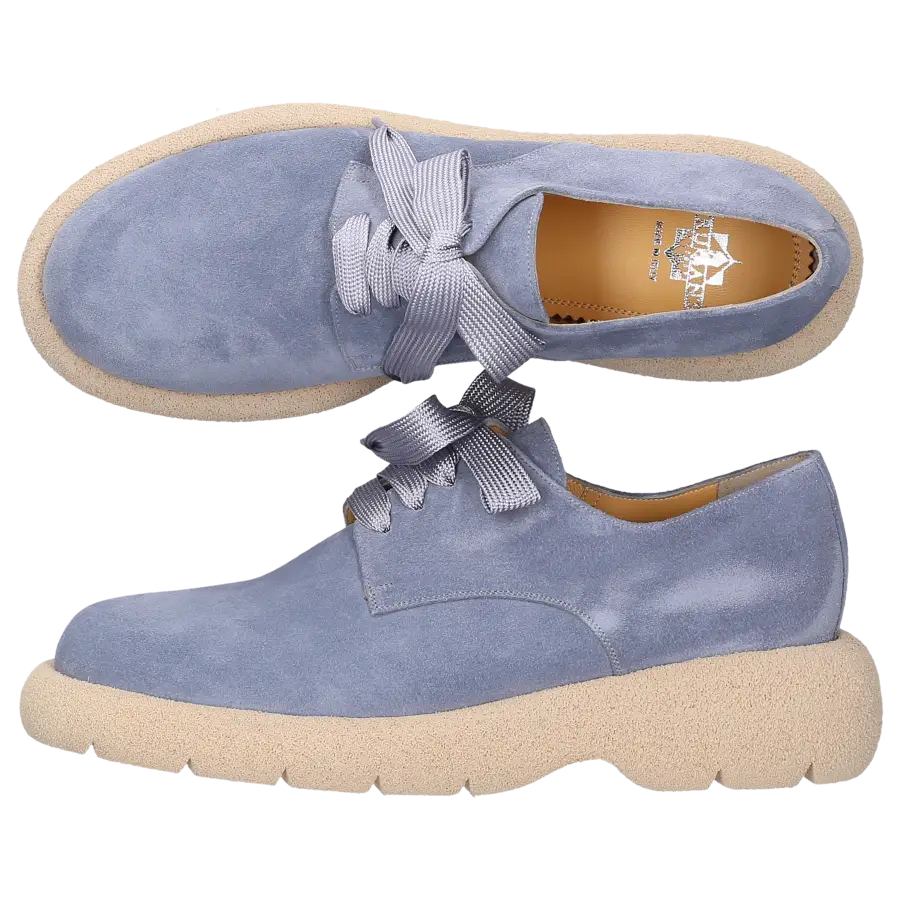 Truman's - Schnürer 7953 Veloursleder - blau
