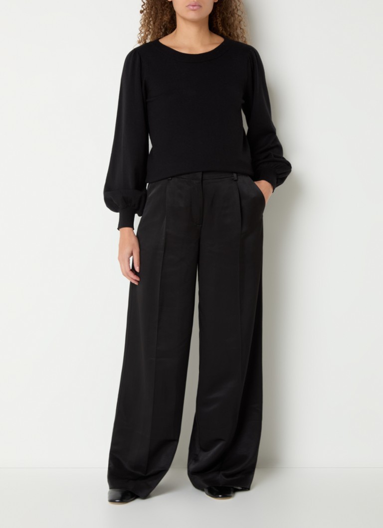 Sweter MSCH Copenhagen Noos Tamana z cienkiej dzianiny.