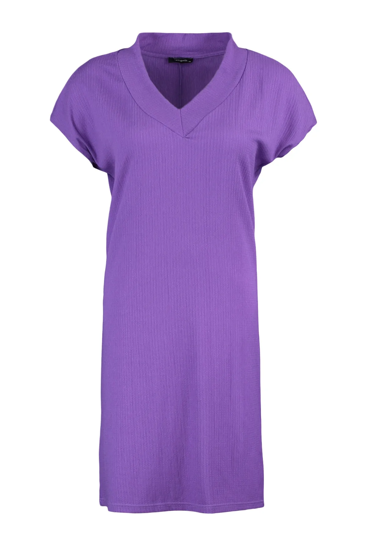 Trendyol Curve  Lila gerade geschnittenes Strickkleid TBSSS22EL2365