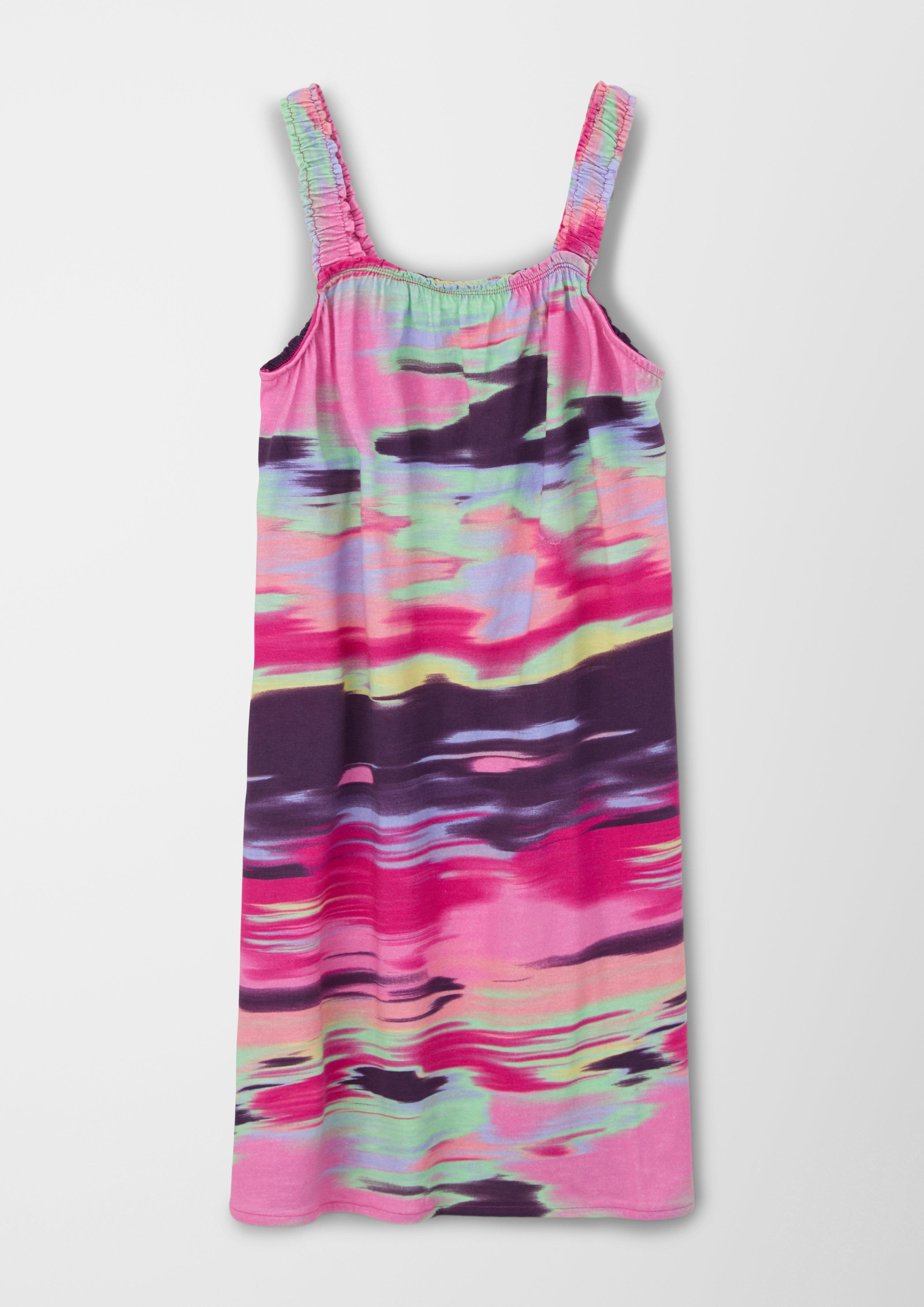 Allover gemustertes Kleid aus Slubjersey  2130488-44A3