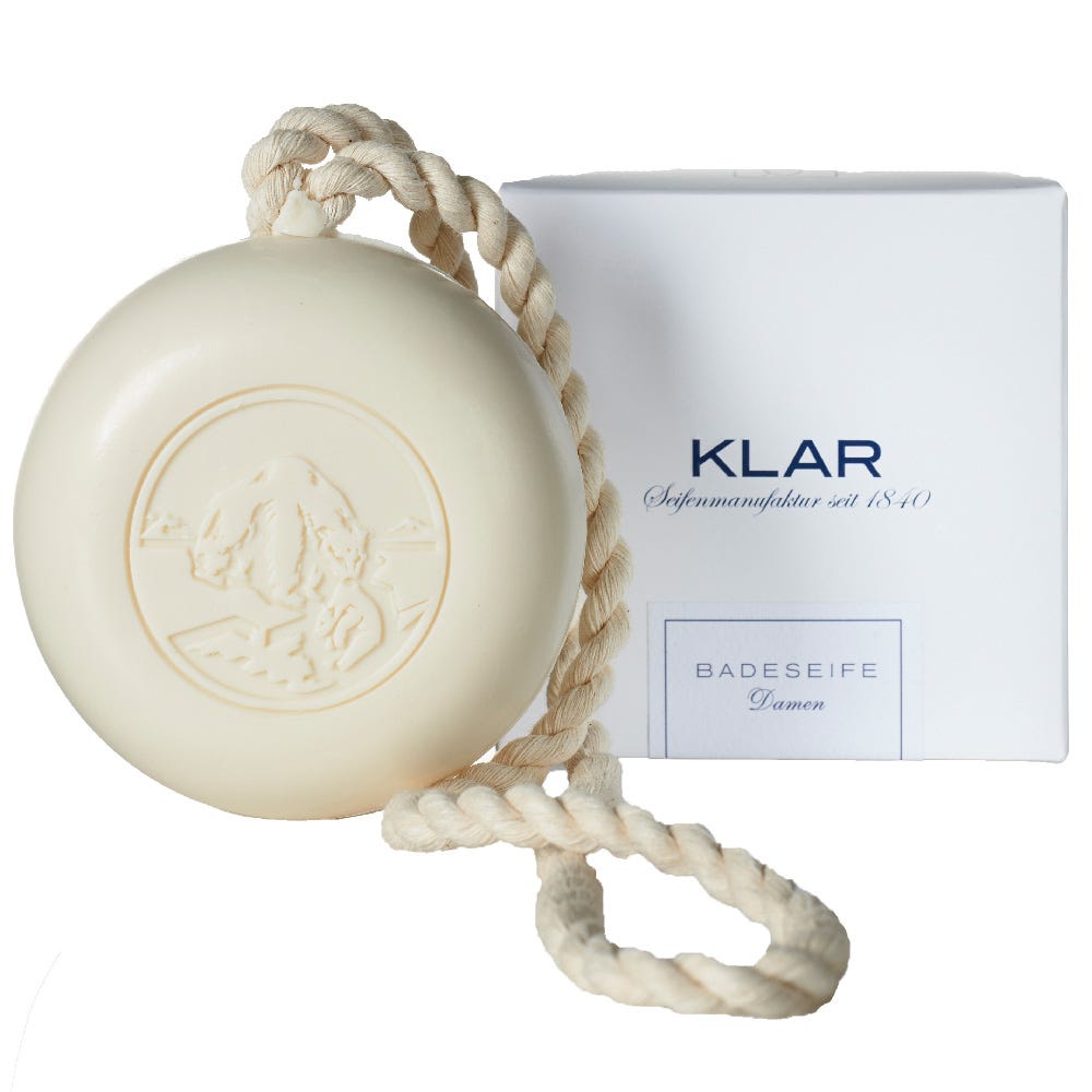Klar's Damenbadeseife an der Kordel 250 g