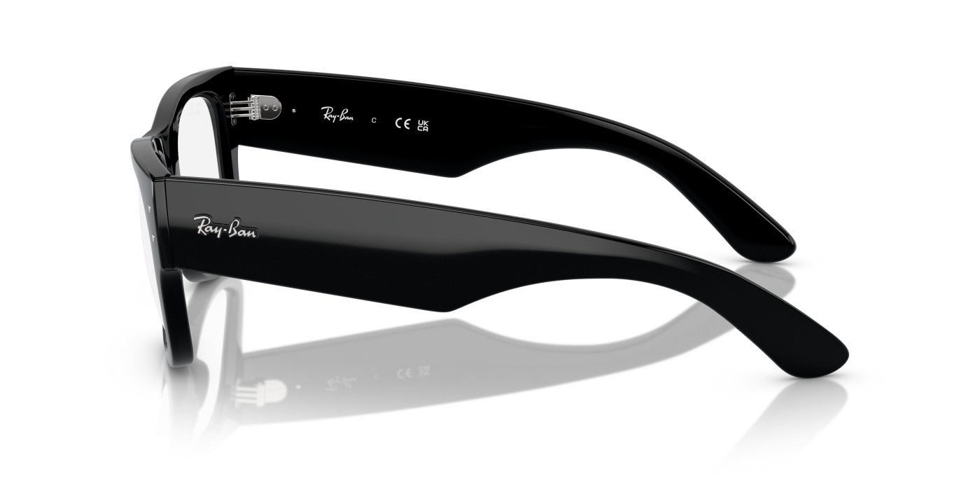 OPTICĂ MEGA WAYFARER - Negru lustruit