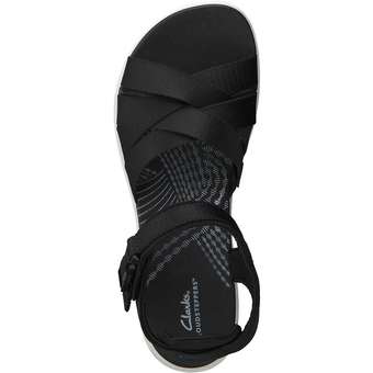 Clarks Mira Tide Sandale in schwarz