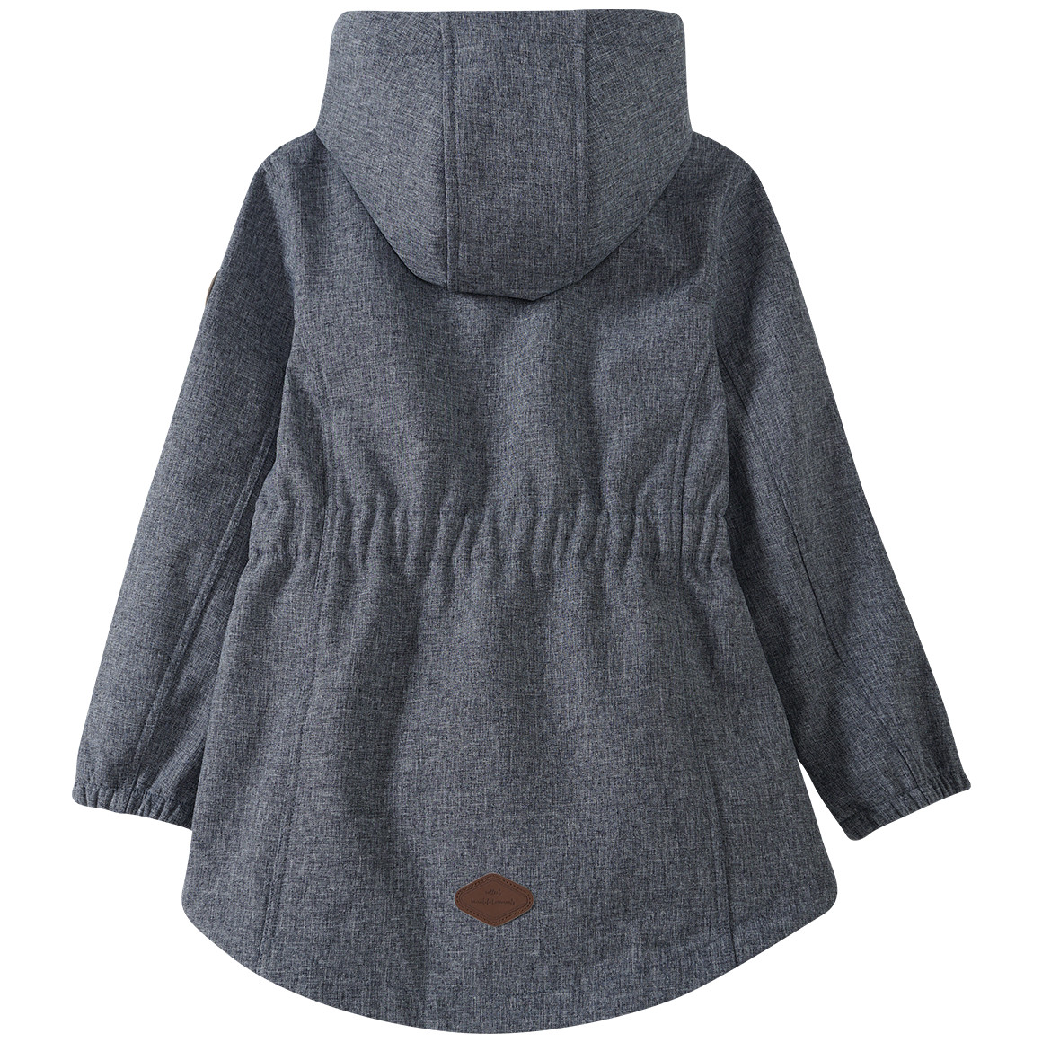 Mädchen Softshellmantel in Melange-Optik