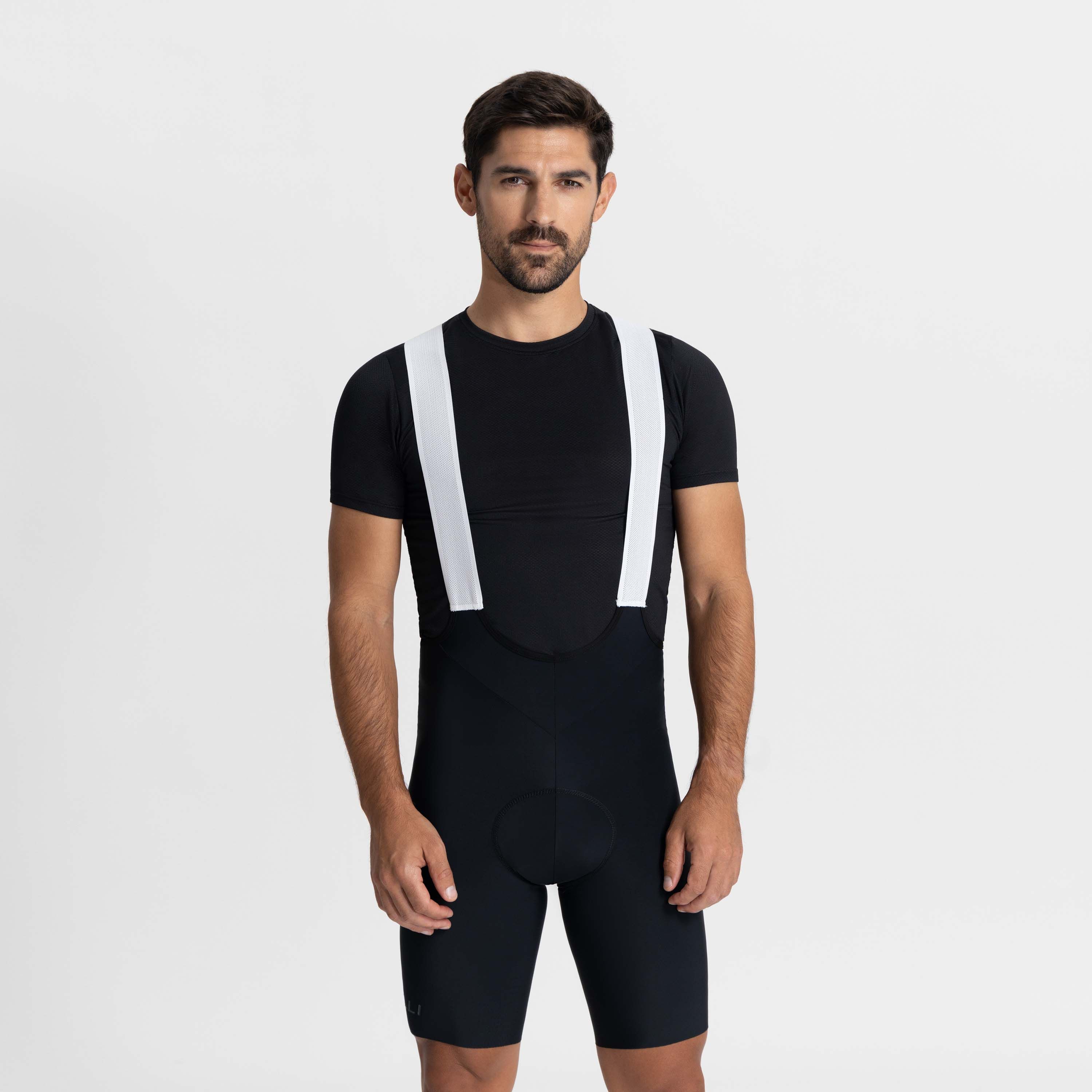 Rogelli Prime 2.0 Schwarz Herren Radhose Kurz Mit Träger