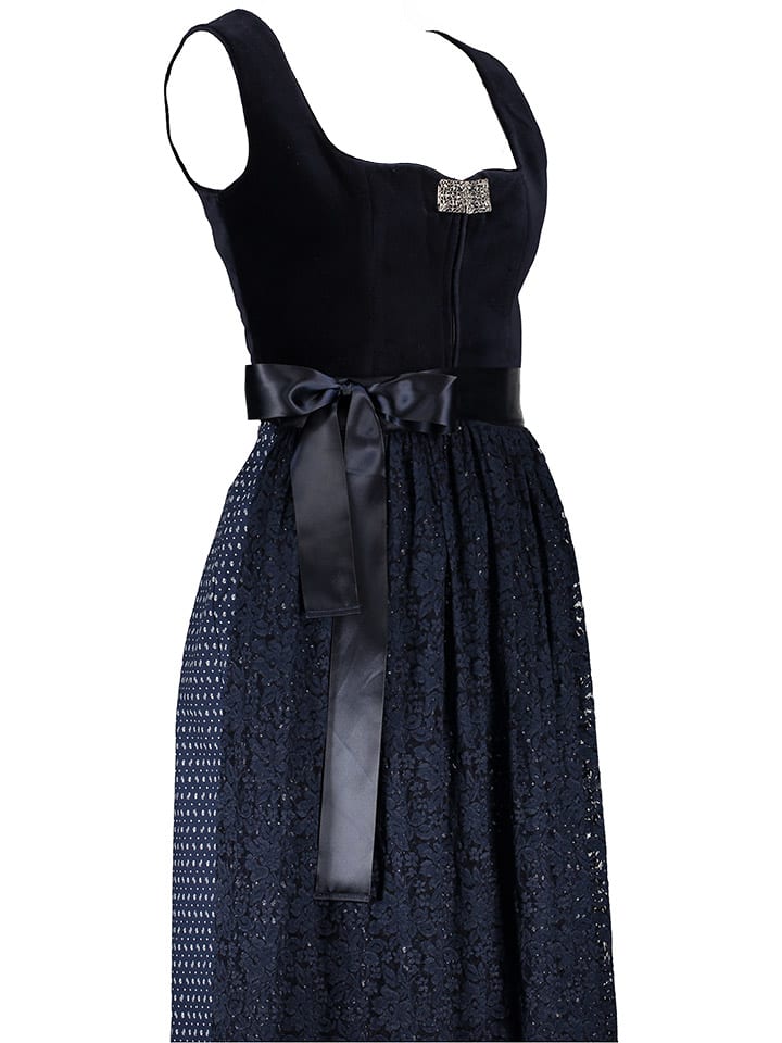 Almsach Dirndl in Dunkelblau günstig kaufen