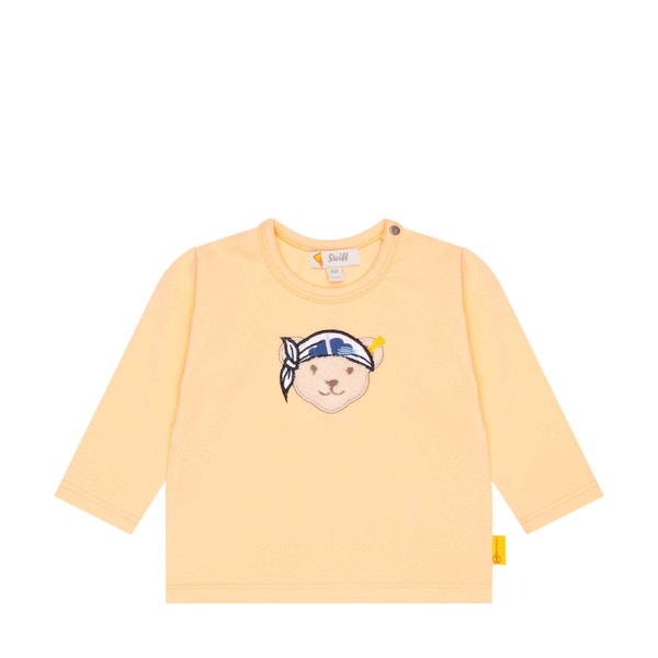 T-Shirt langarm, orange für Jungs