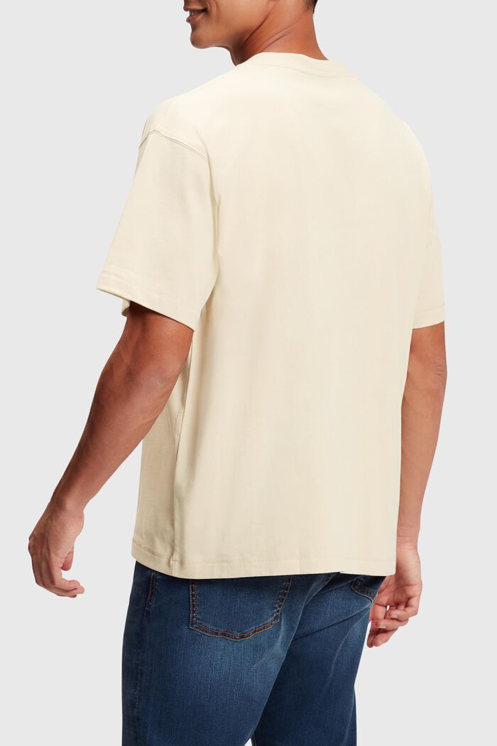 T-Shirt mit digitalem Landschafts-Print vorne