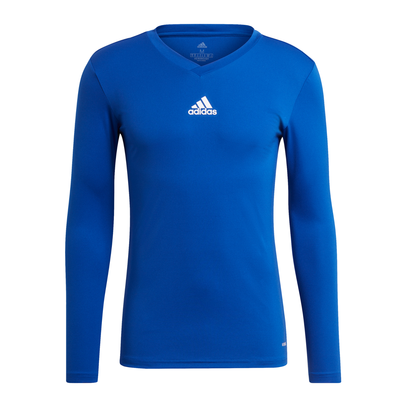 adidas Team Base Top langarm Blau Weiss