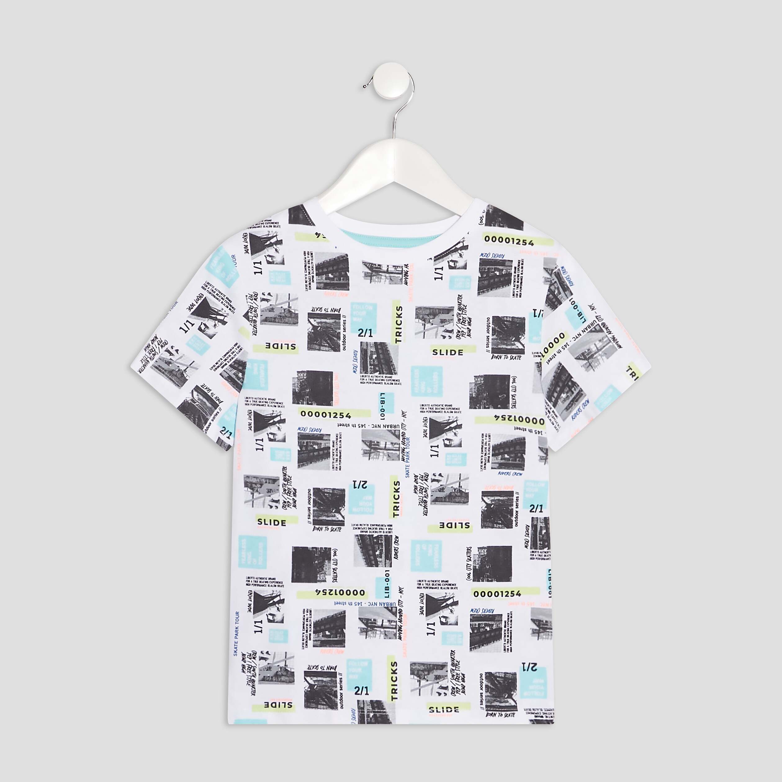 T-shirt manches courtes blanc garçon | La Halle