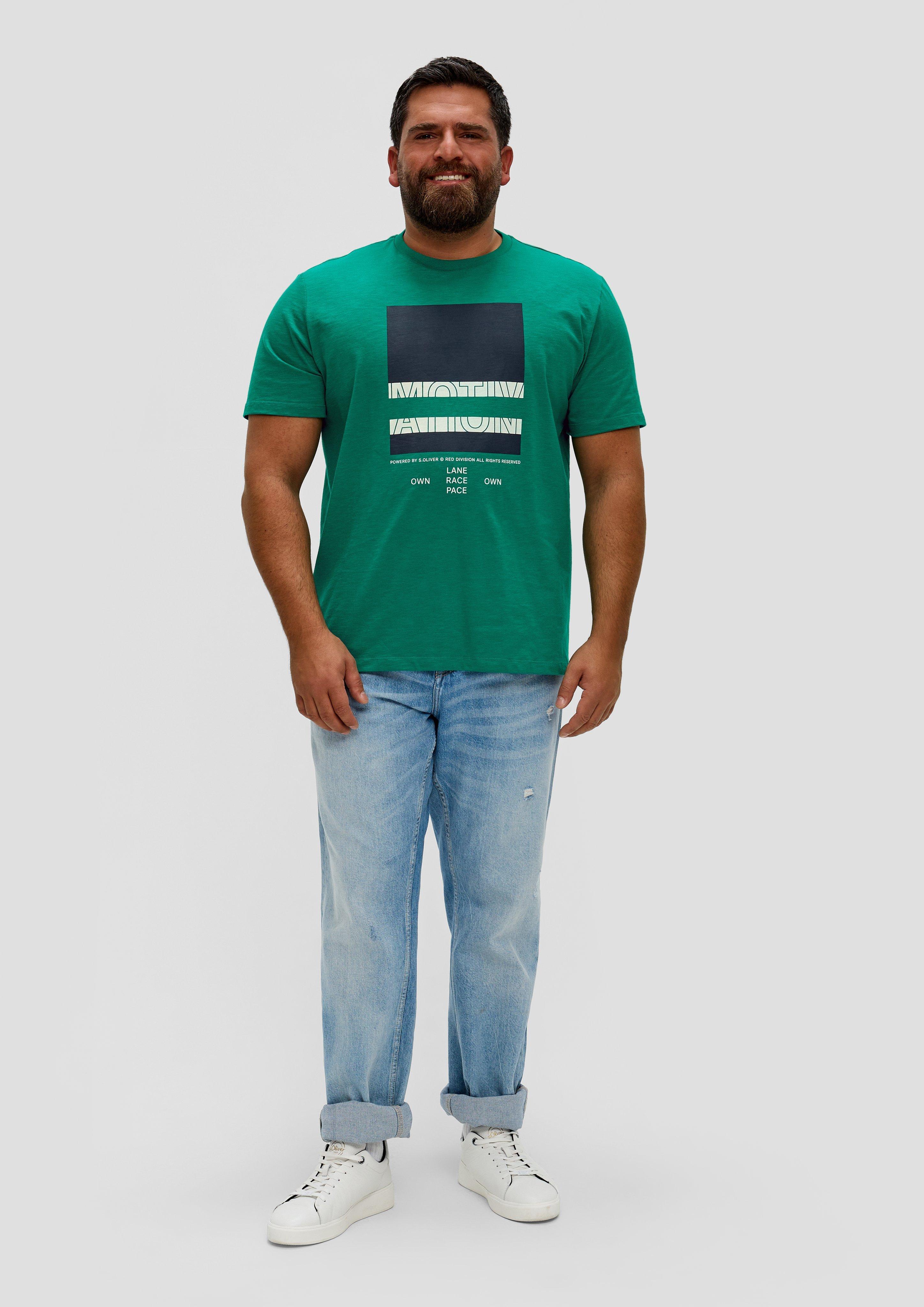 T-Shirt mit Frontprint  2146820-76D1
