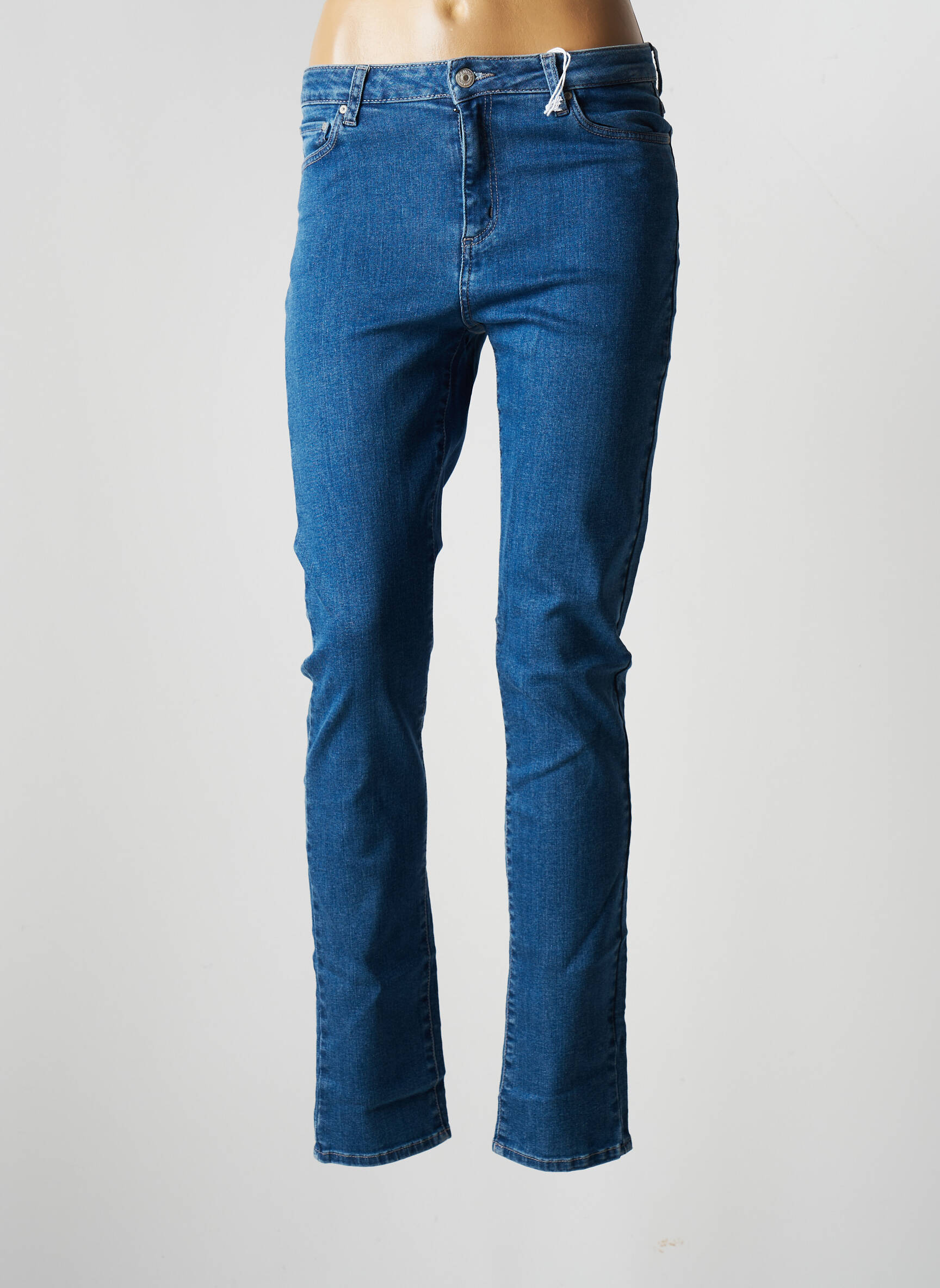 Kanope Jeans Coupe Slim Femme couleur bleu