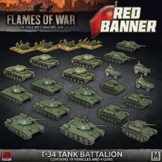 Red Banner T-34 Tank Battalion Army Deal