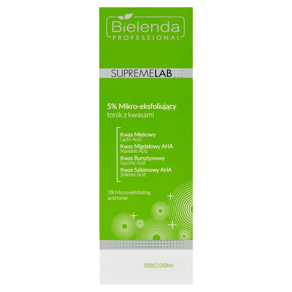 Bielenda Professional Supremelab SeBIODerm 5% Μικροαπολεπιστικό τονωτικό με οξέα