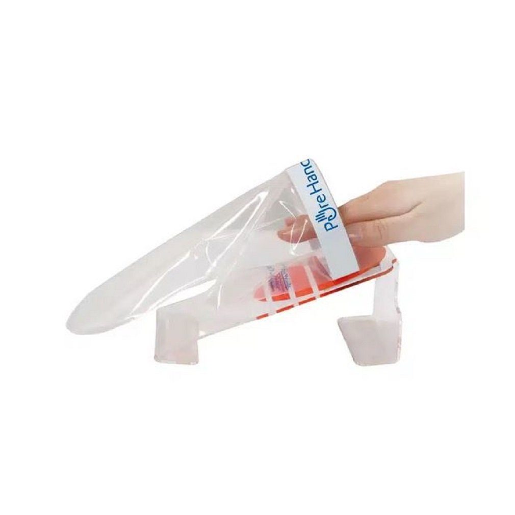 De Witte Arbeitshandschuhe Pure Hands Kit Handfrei-Anziehhilfe Tischmodell