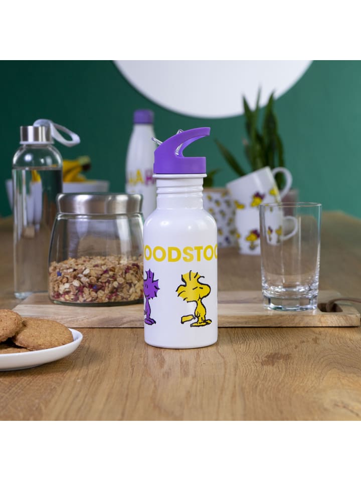 Geda Labels Trinkflasche Woodstock Edelstahl in Weiß - 500 ml günstig kaufen onesize