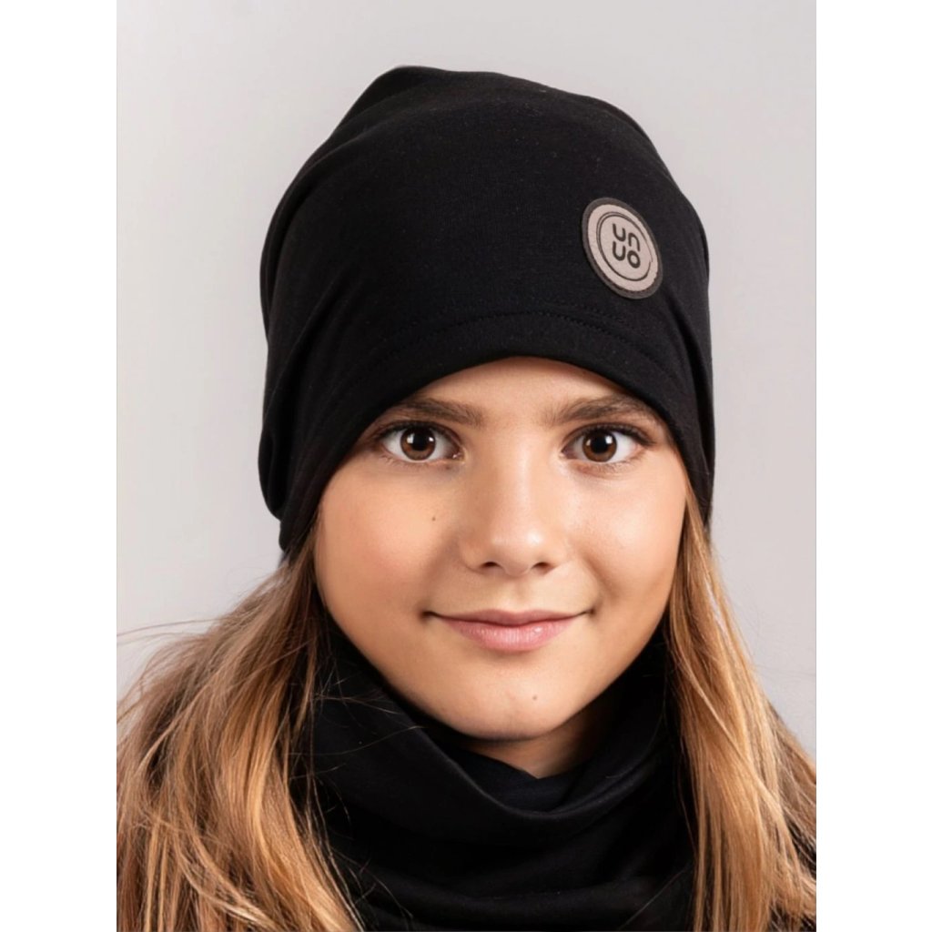 Unuo Homeless Schwarze Kinder Joggingstoffmütze