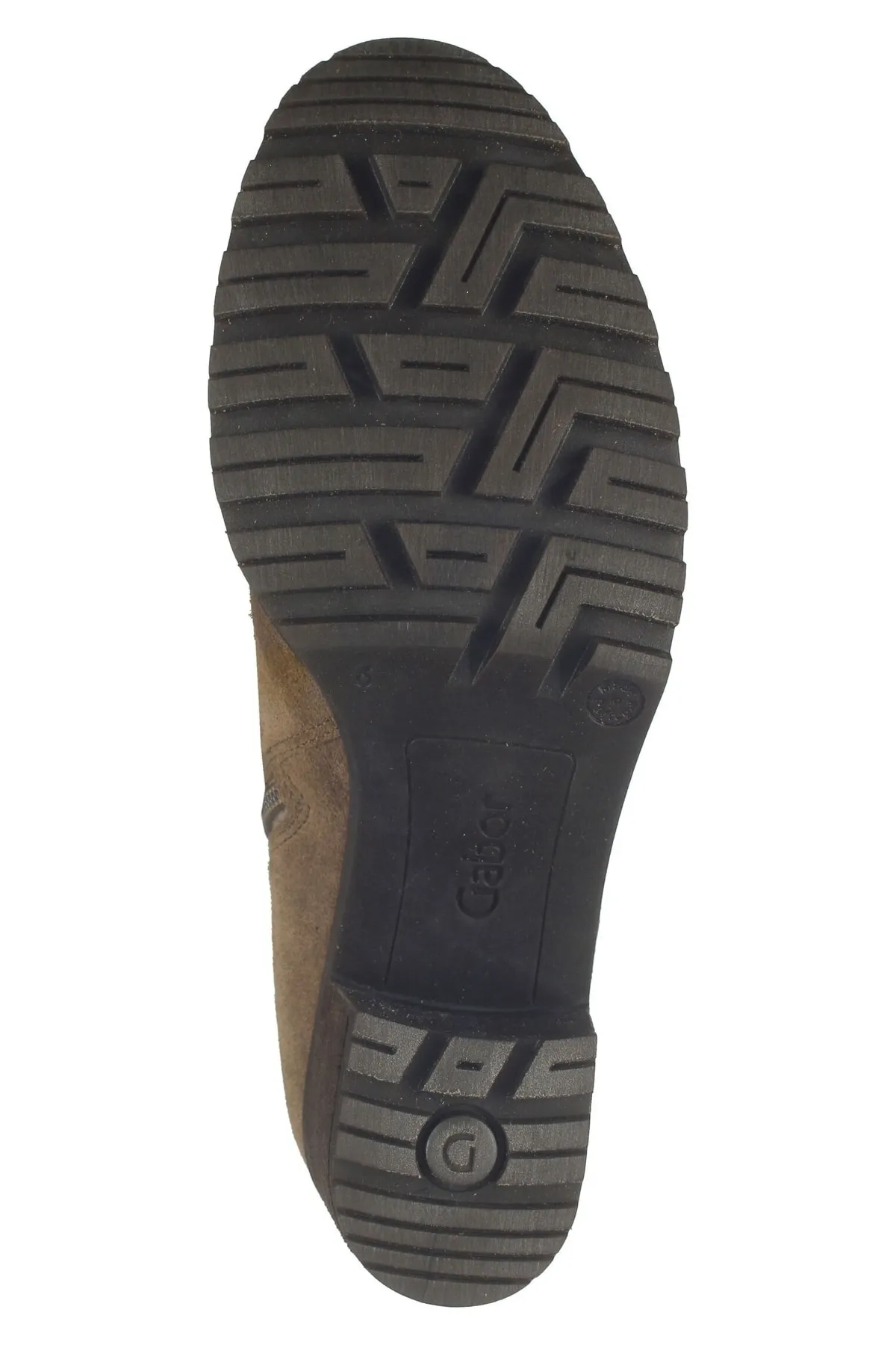 GABOR  Stiefelette - Braun - Blockabsatz