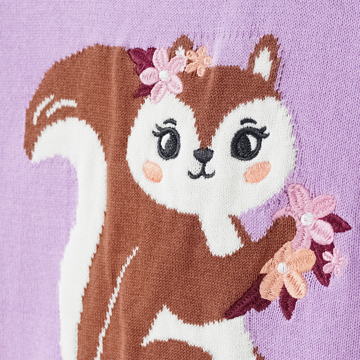 Mädchen Pullover mit Eichhörnchen