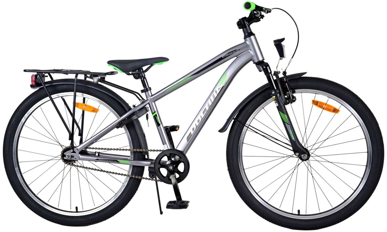 Volare Cross Kinderfahrrad - Jungen - 24 Zoll - dunkelgrau