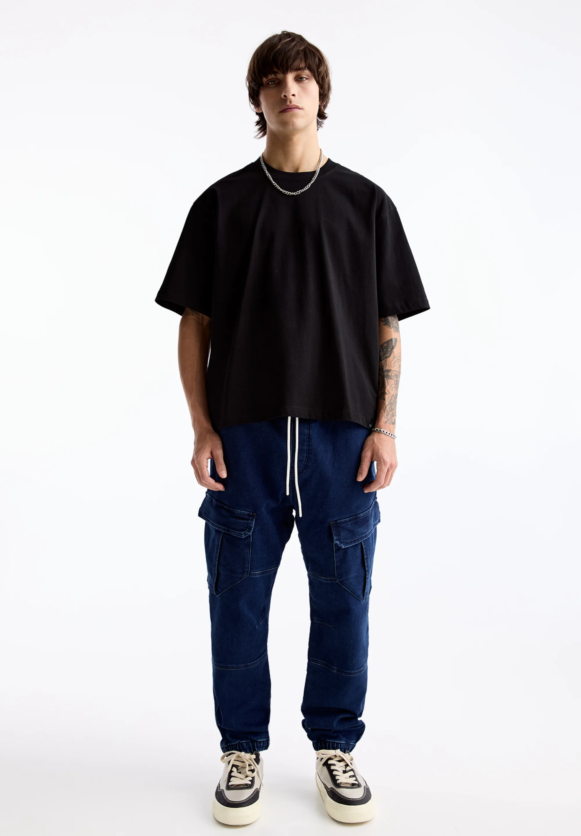 PULL&BEAR SOFT - Vaqueros de corte cónico