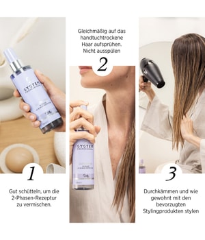 System Professional LipidCode LuxeBlond Bi-Phase UV & Heat Protector Haarlotion-180 ml