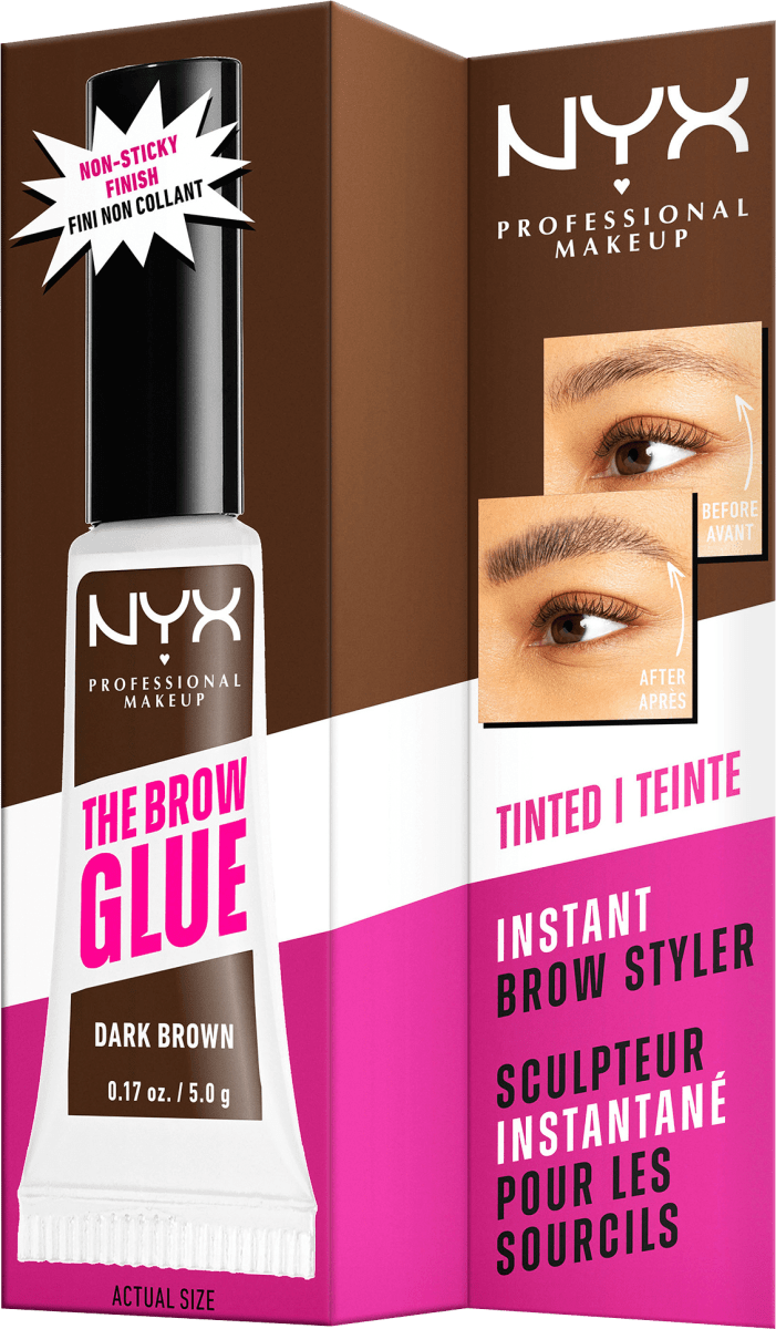 Augenbrauengel The Brow Glue Styler 04 Dark Brown, 5 g