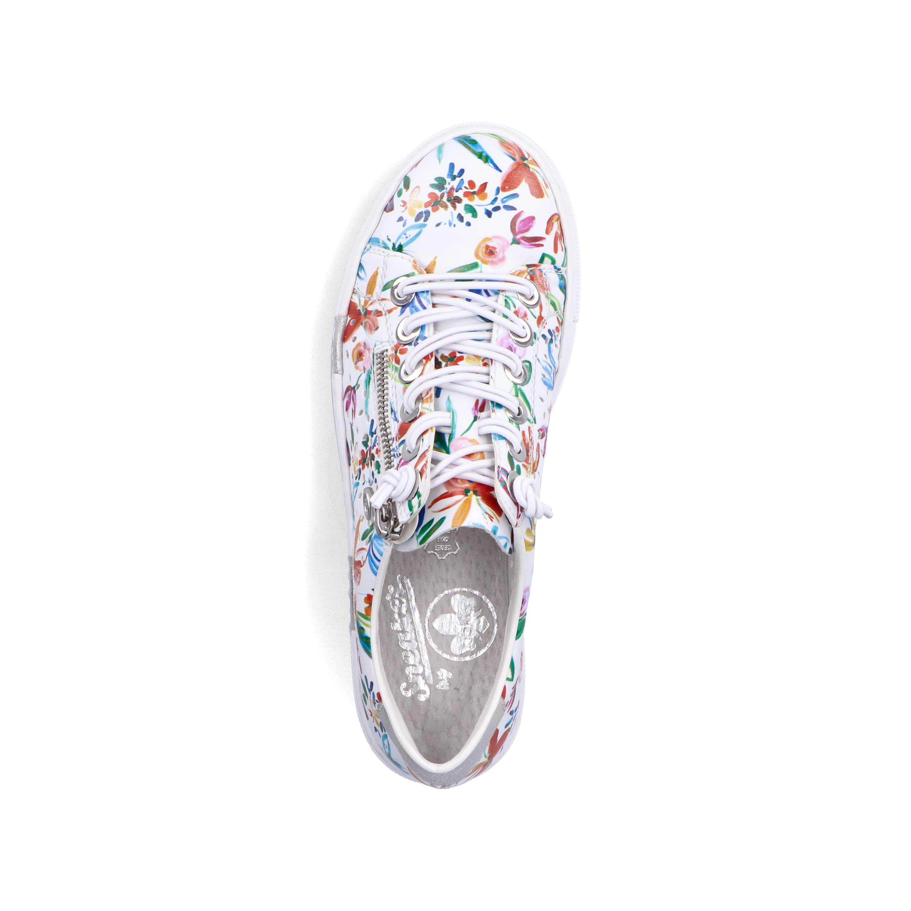 Rieker Damen Slipper multi-reinweiß