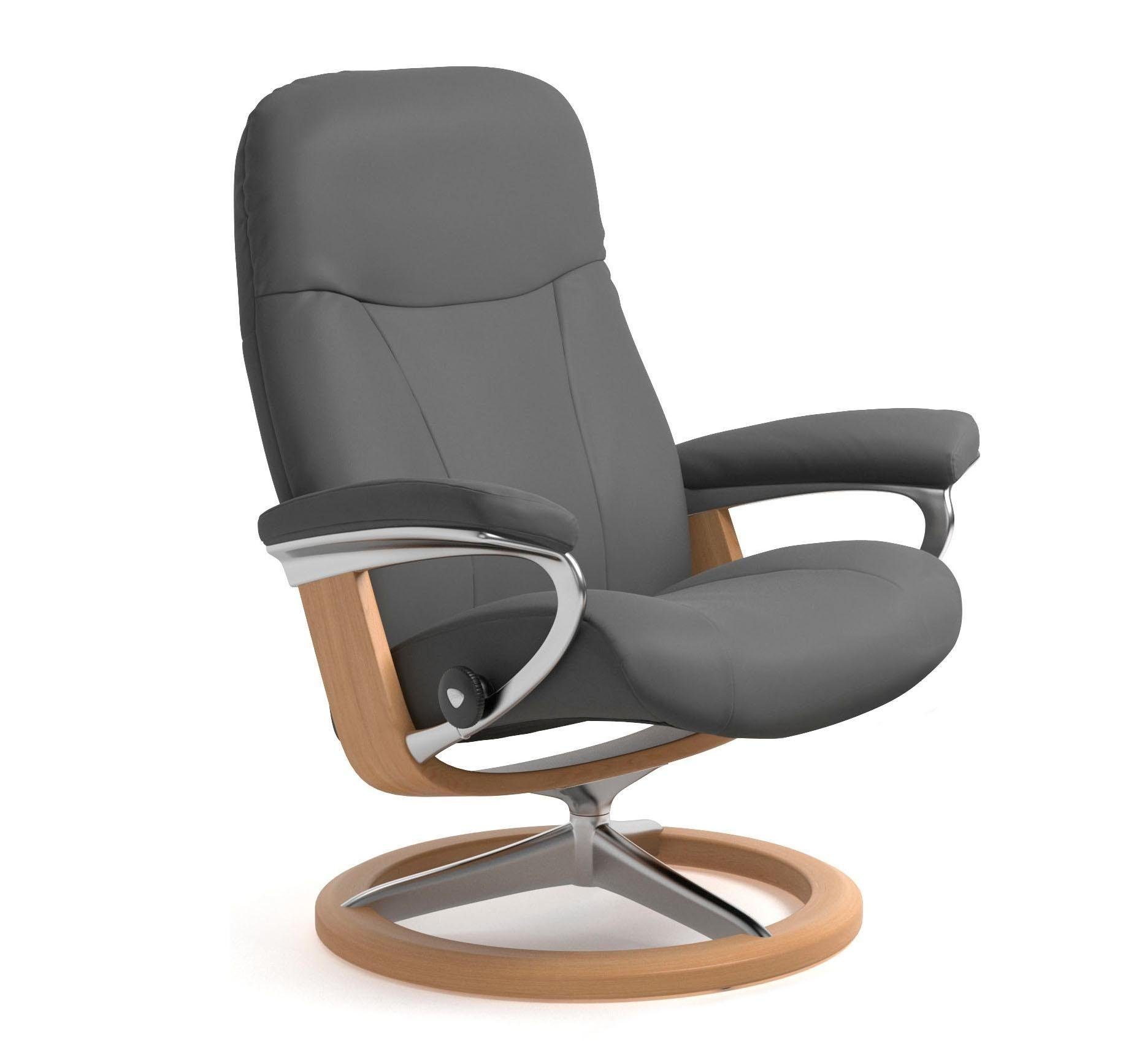 Stressless® Relaxsessel Garda, mit Signature Base, Größe M, Gestell Eichefarben