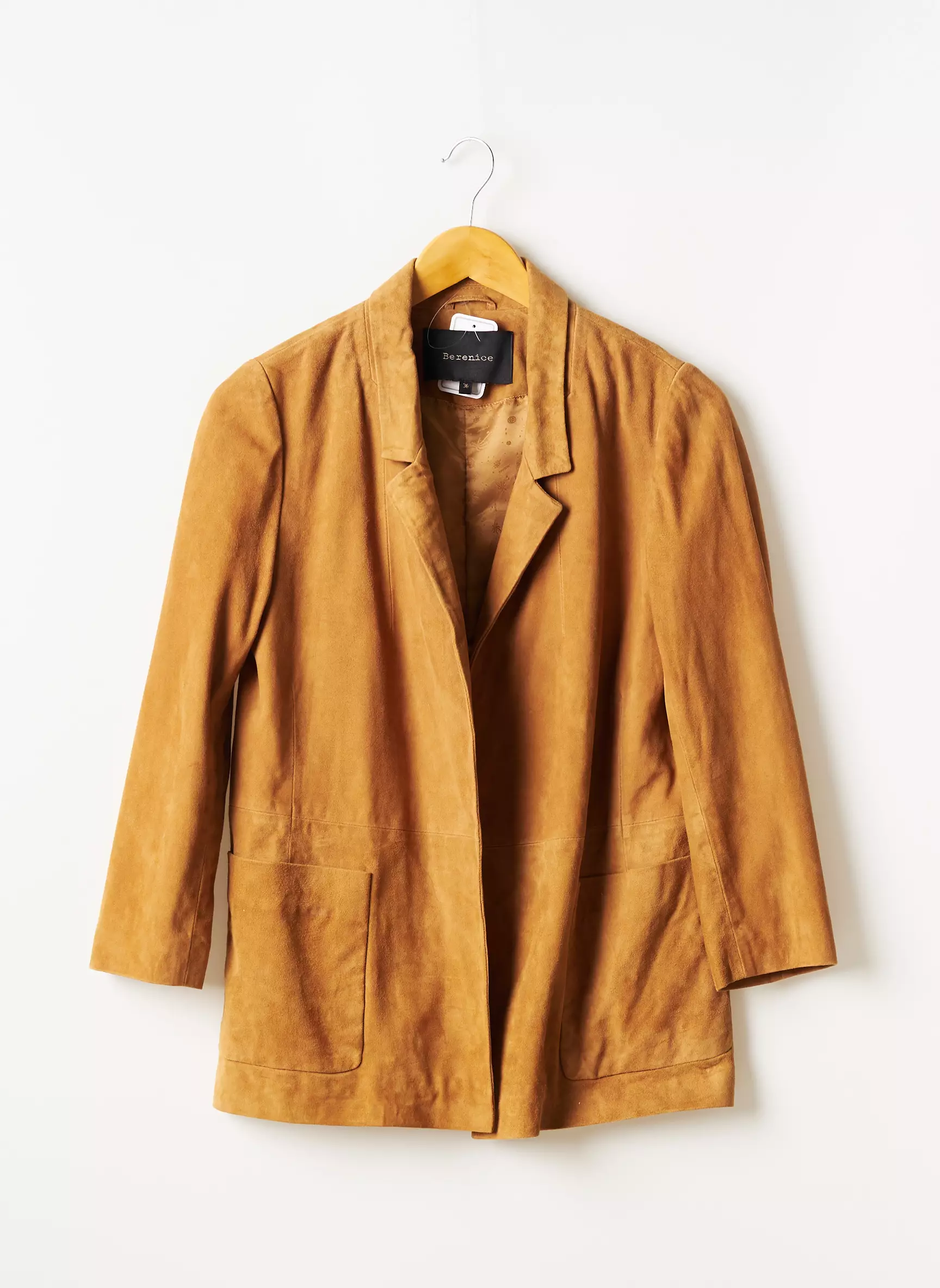 Berenice Vestecuir Femme couleur beige